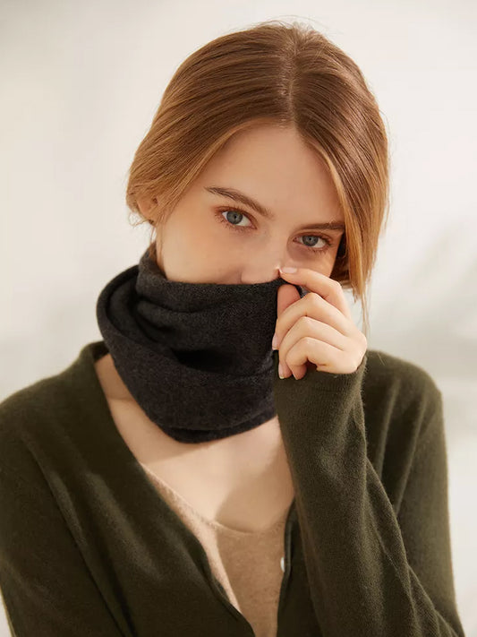 Cashmere Neck Warmer / Snood Scarf