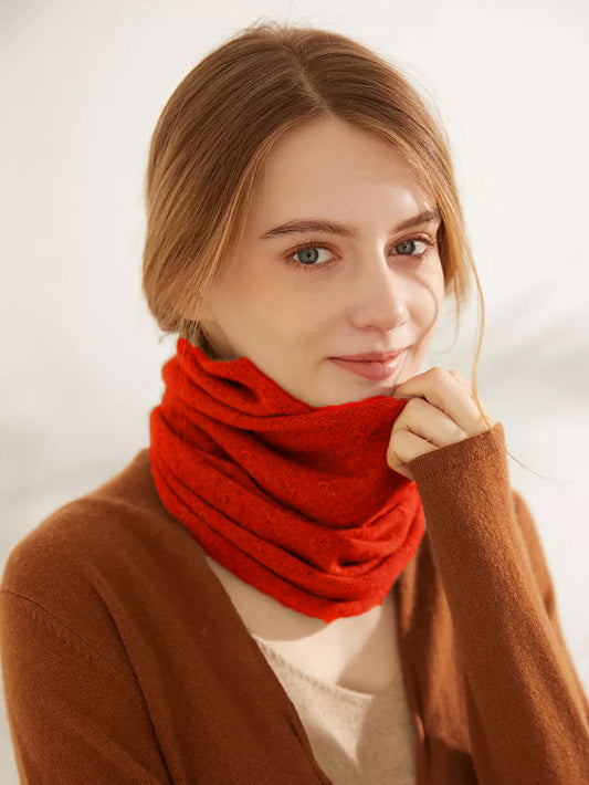 Cashmere Neck Warmer / Snood Scarf