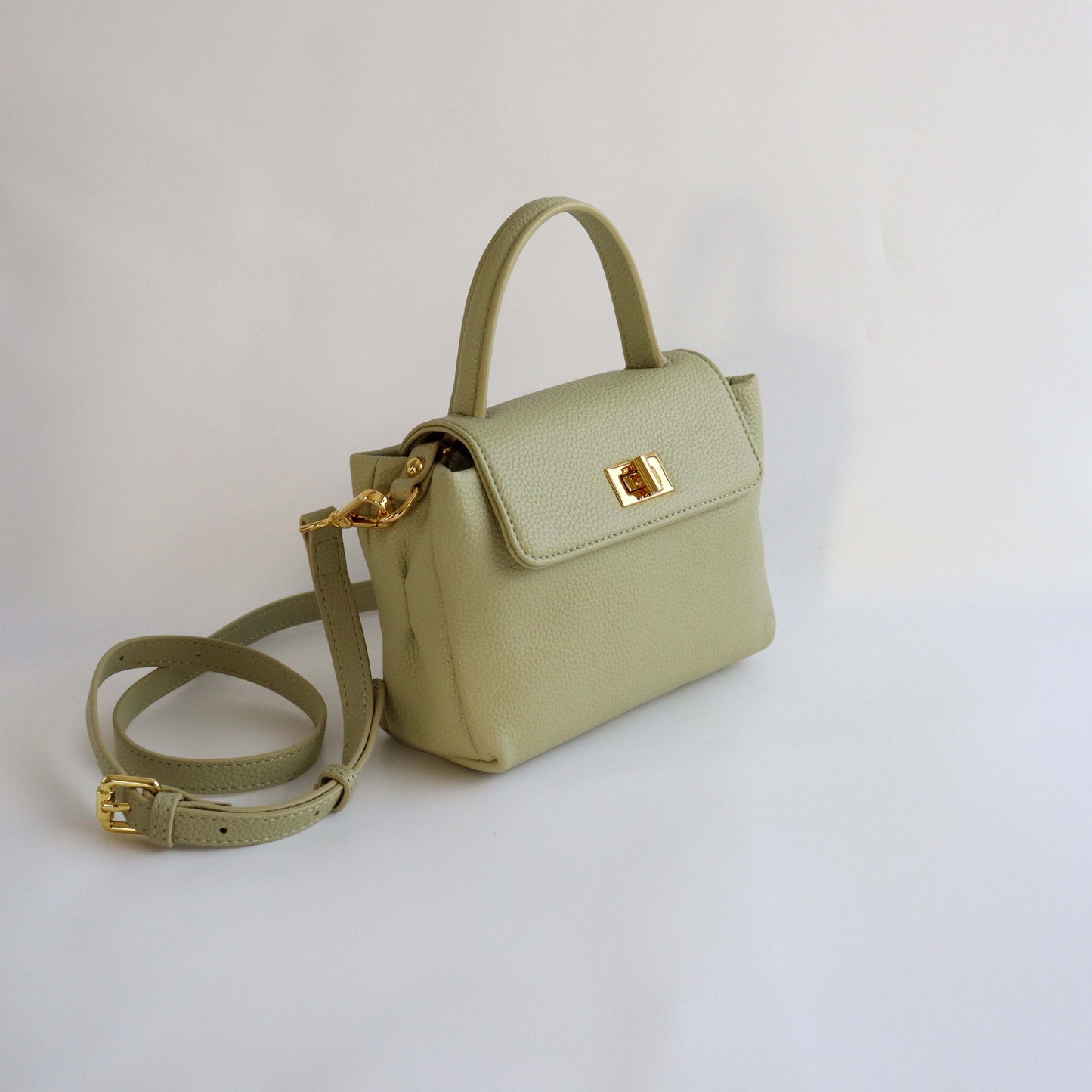 Genuine Leather Mini Handbag