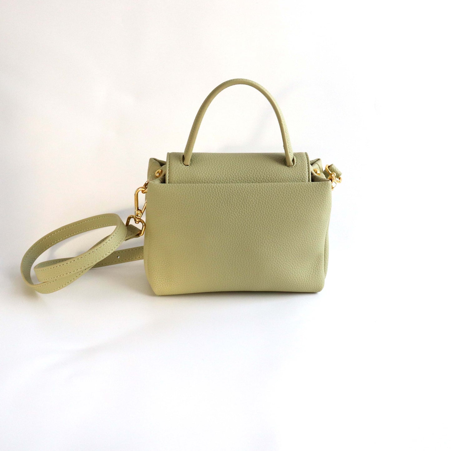 Genuine Leather Mini Handbag