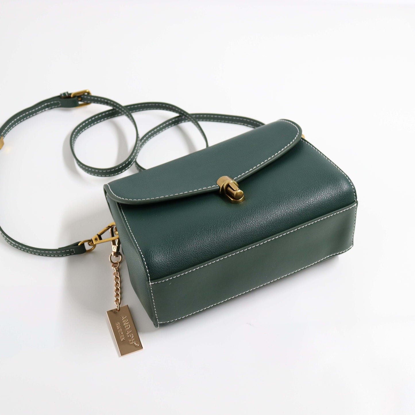 Genuine Leather Mini Handbag