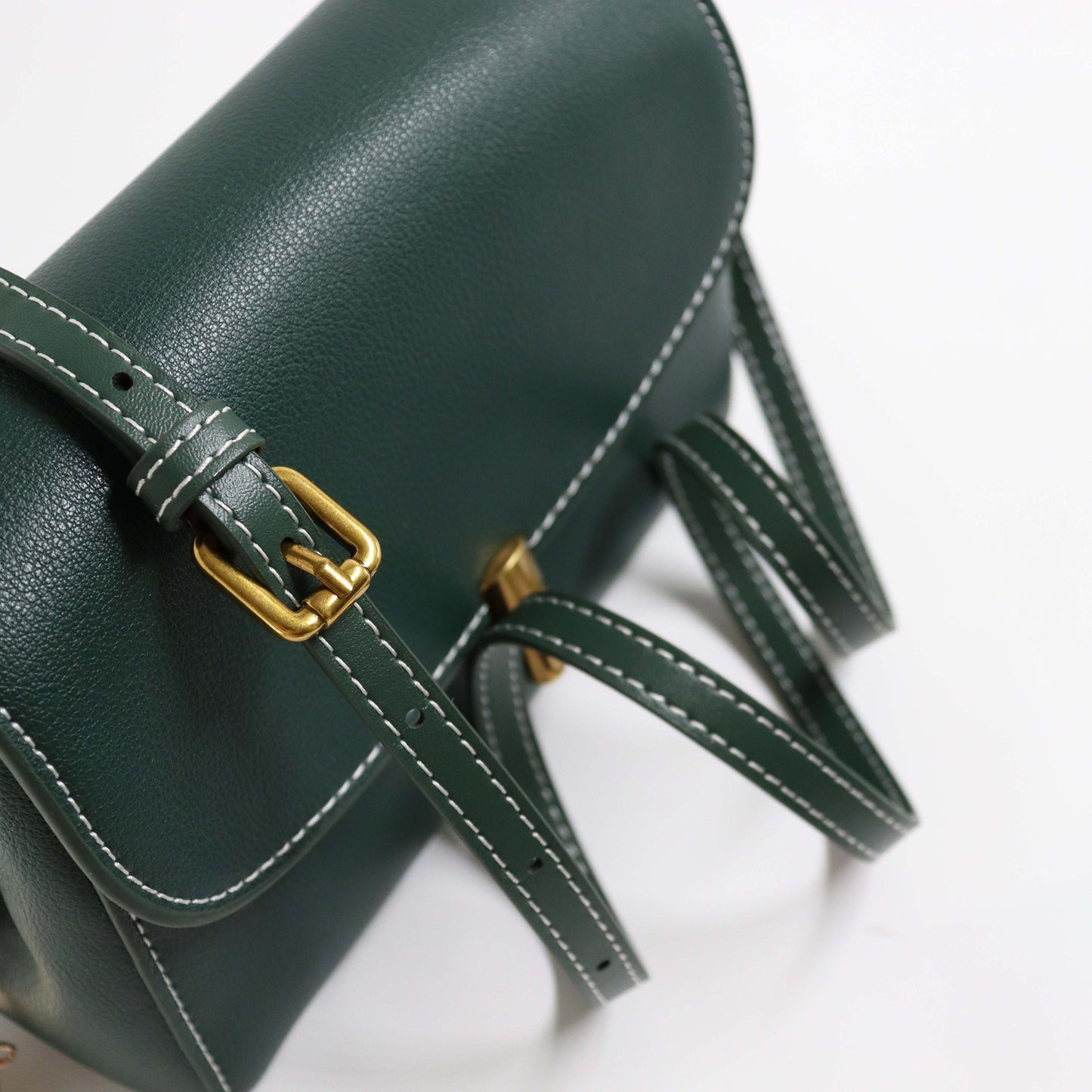 Genuine Leather Mini Handbag